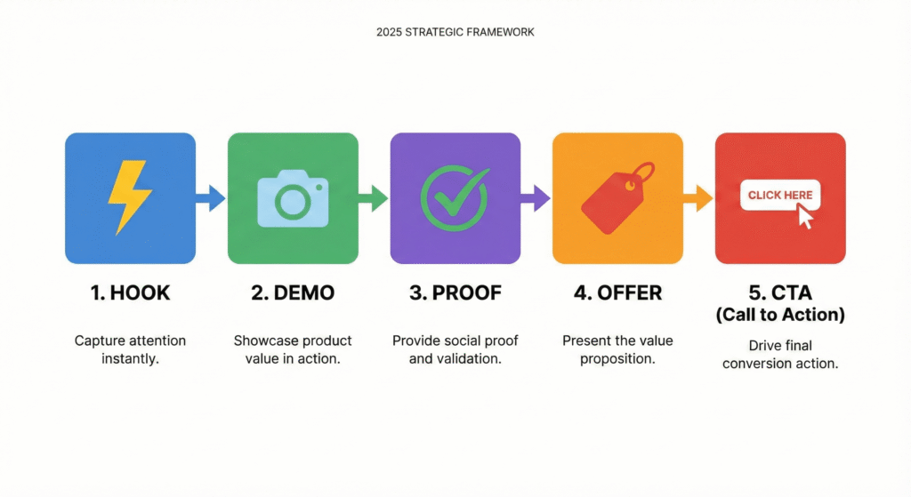 TikTok Shop livestream selling checklist shown through a realistic 2025 livestream host setup