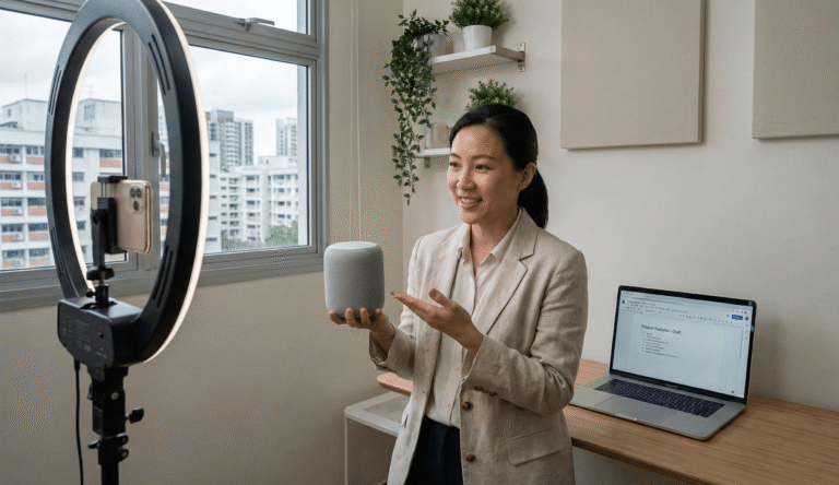 TikTok Shop livestream selling checklist flow diagram showing Hook, Demo, Proof, Offer, CTA